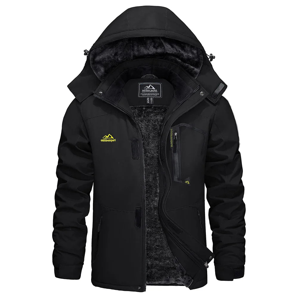 Vexaroa men's fleece-lined ski and hiking jacket, image 1