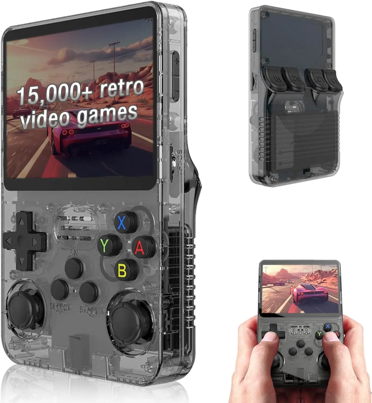 Vexaroa R36S Retro Handheld Game Console 3.5" IPS Linux — product image
