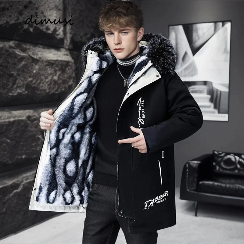 Vexaroa men's long padded winter parka, image 1