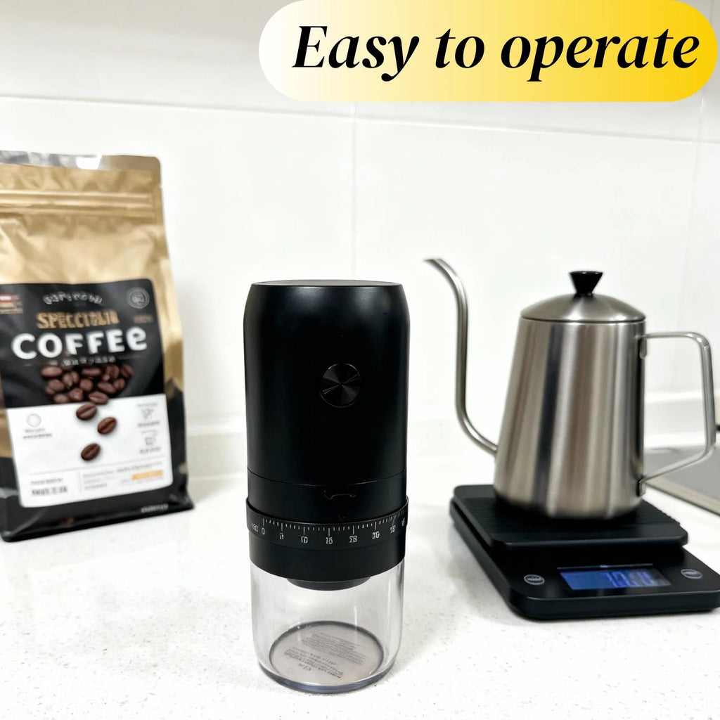 Coffee Grinders for Home Use Portable Burr Coffee Bean Grinder Electric with Cleaning Brush10 Cups Per Charge,Grinder for Travel