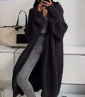 Women's Chunky Knit Cardigan Coat, Long Sleeve Casual Wear | Vexaroa