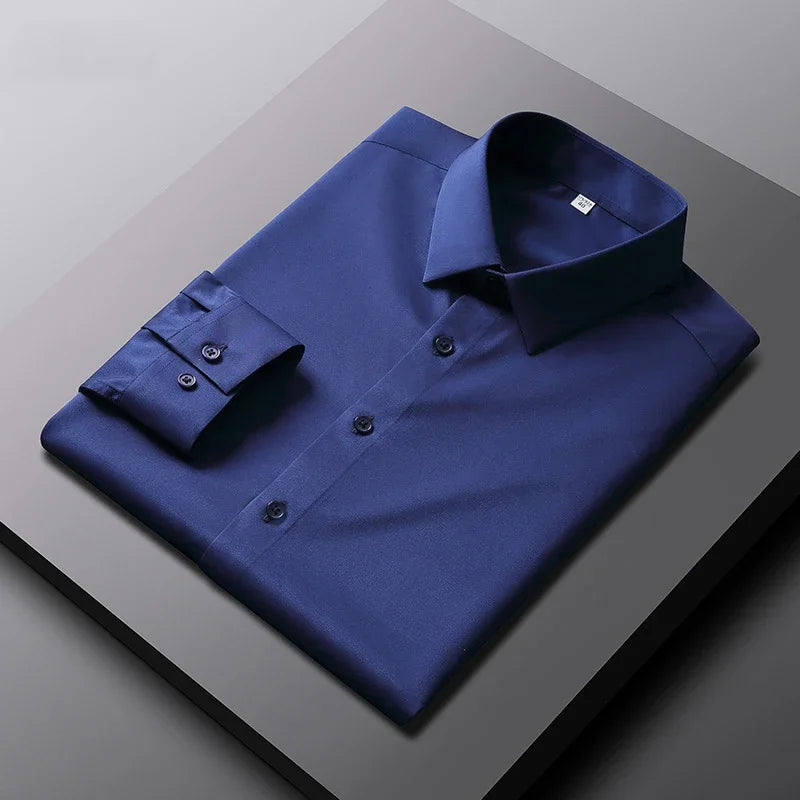 Vexaroa men's wrinkle-resistant business shirt