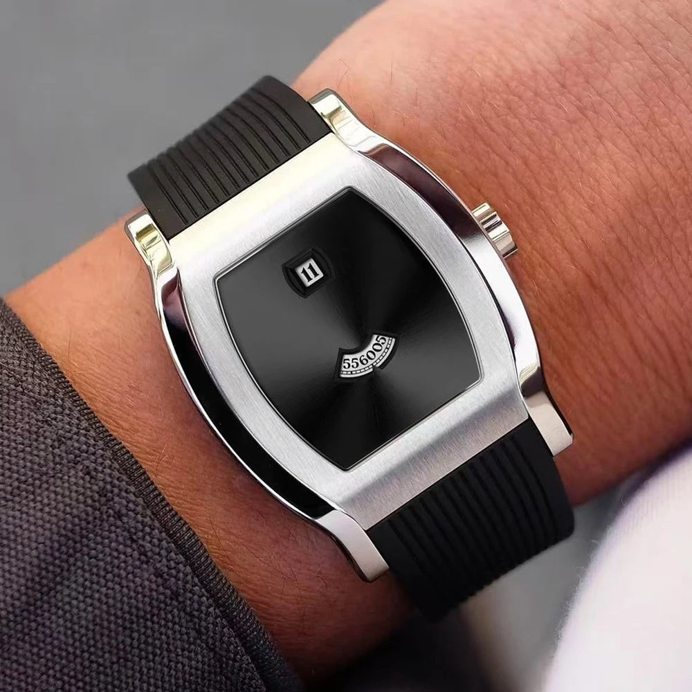 Vexaroa Retro Square Jump Hour Men's Watch – Seagull