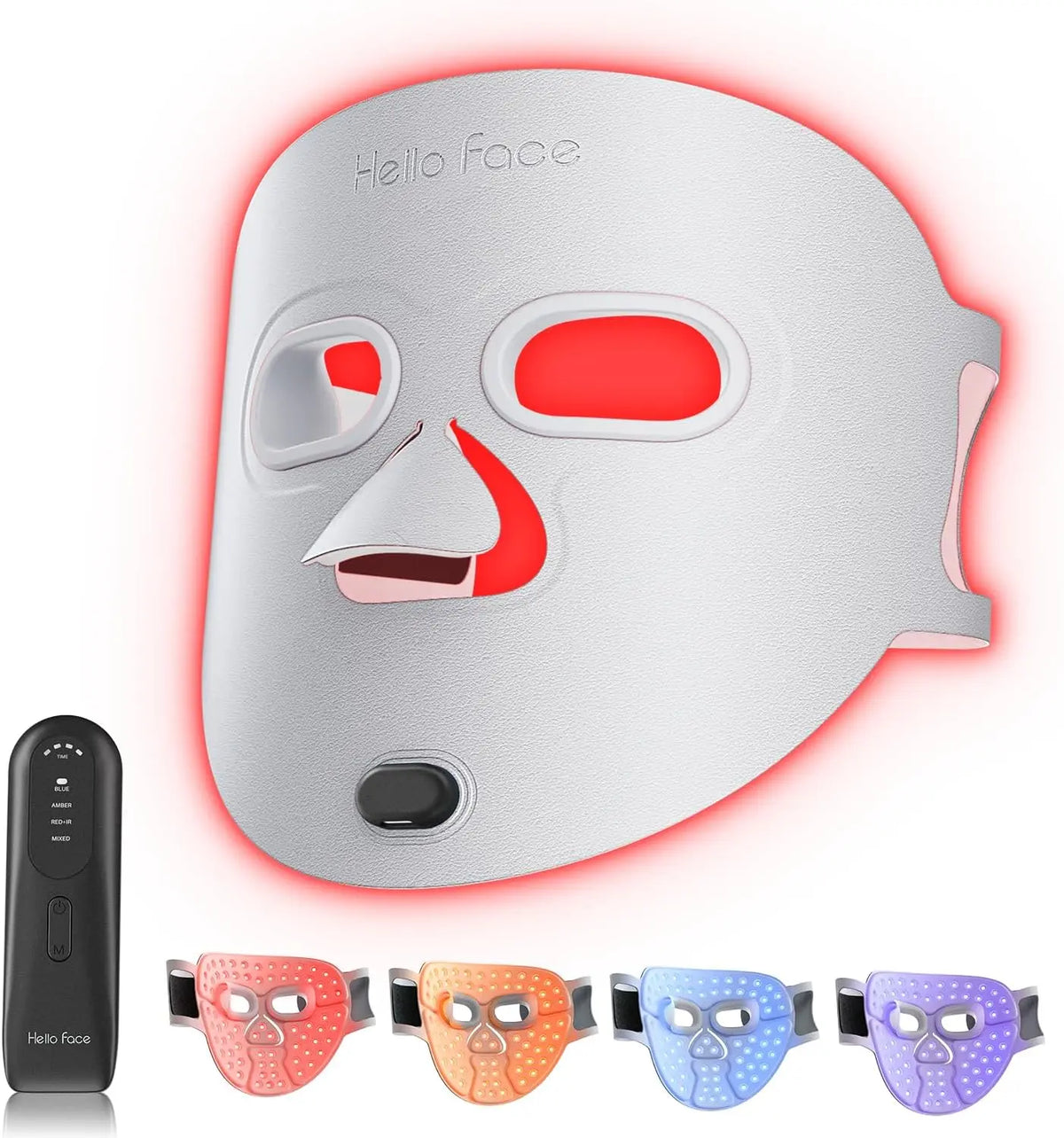 Vexaroa Wireless Red Light & Near-Infrared LED Facial Mask