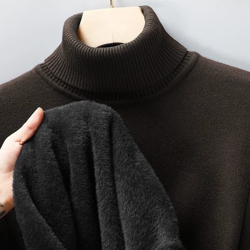 Vexaroa Men's Anti-Pilling Turtleneck Sweater