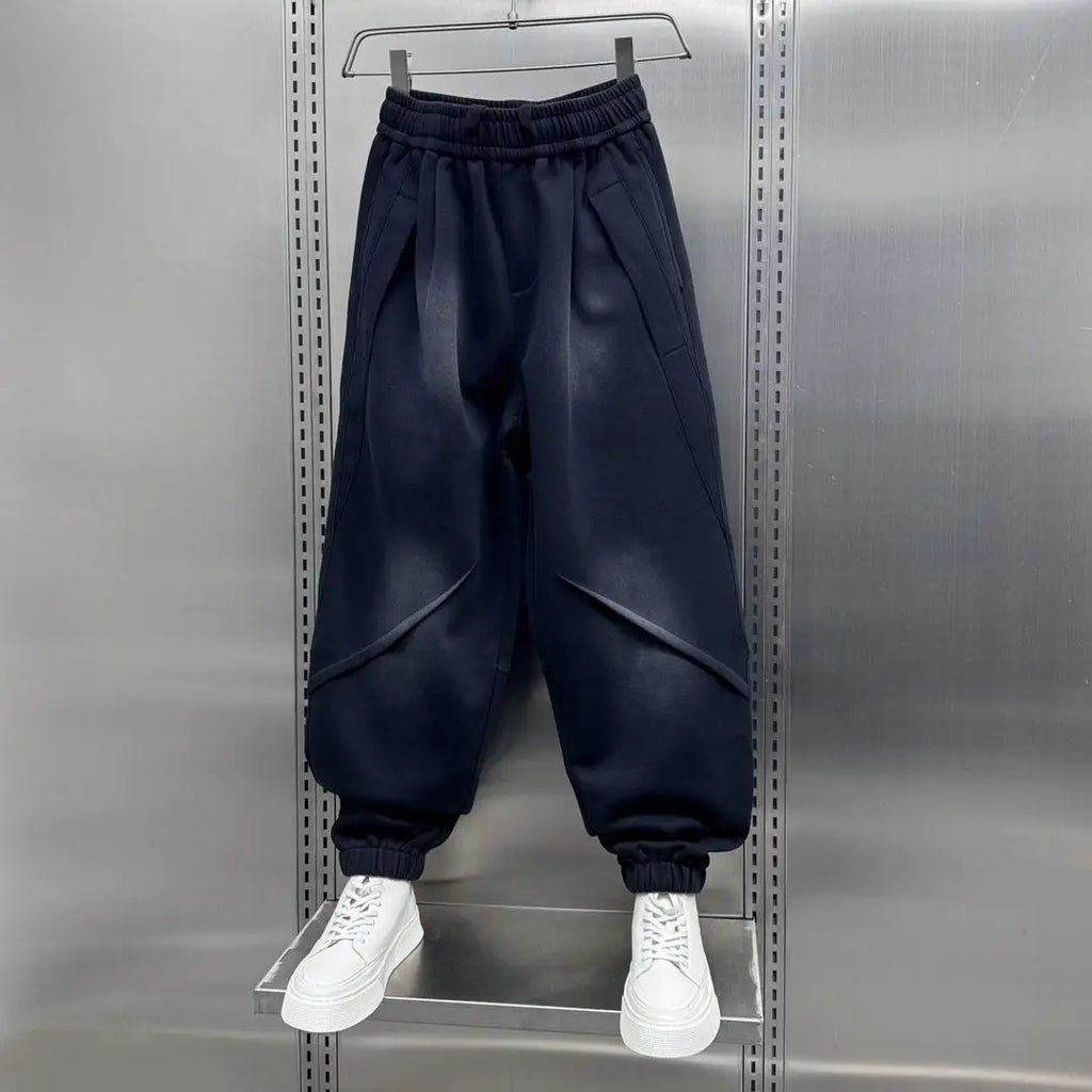 Vexaroa Men's Wide-Leg Streetwear Jogger Pants