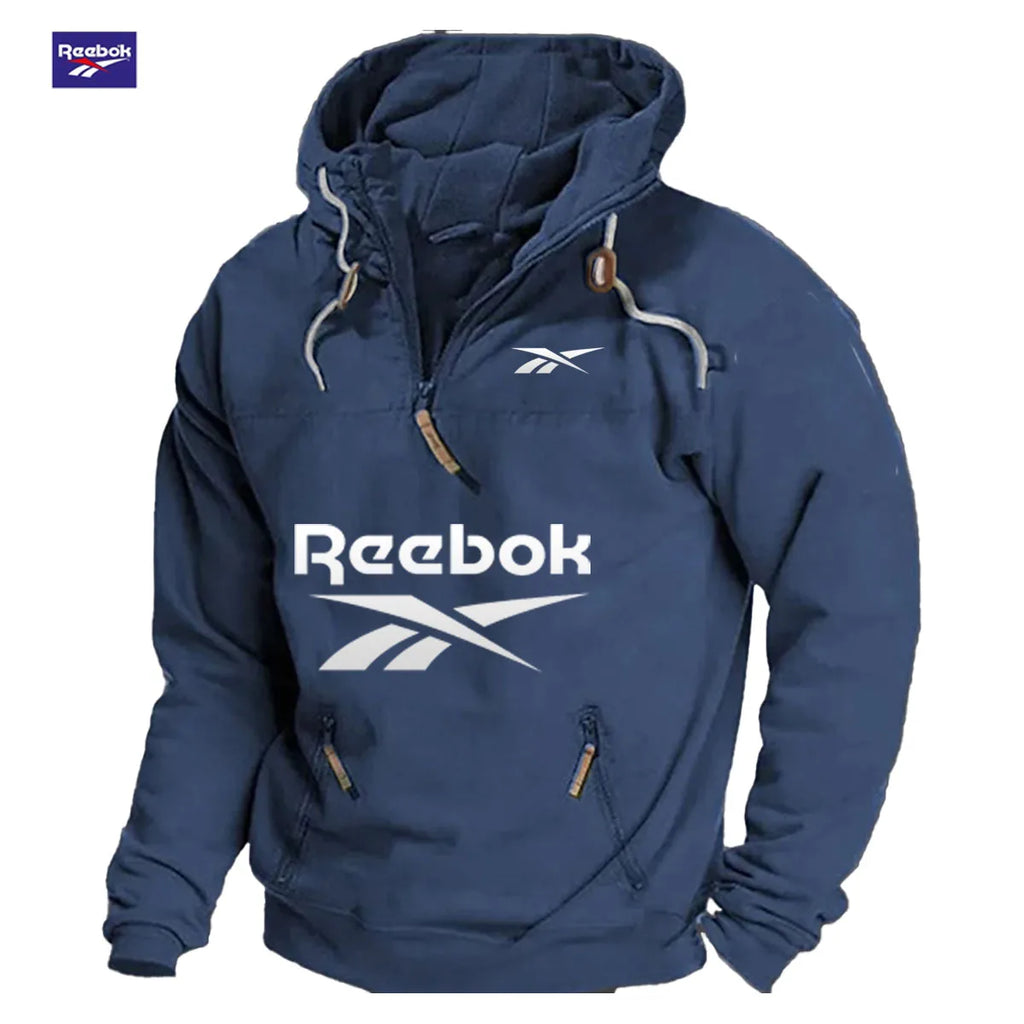 Vexaroa Men's Warmth Hooded Sweatshirt Multi-Pocket Zip Top