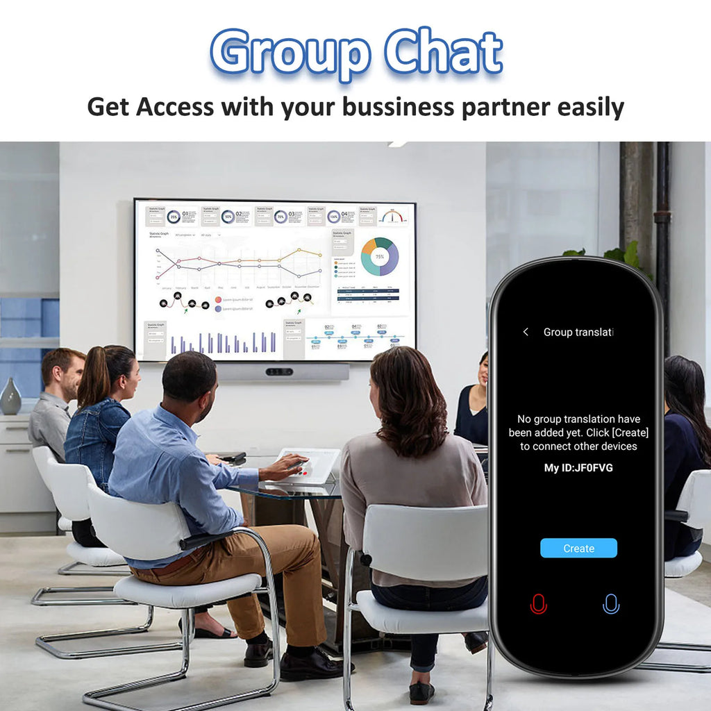 Vexaroa Z2 AI Voice Translator with Touchscreen