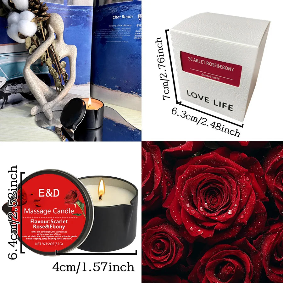 Vexaroa scented massage oil candle - image 2