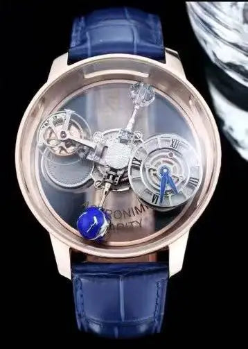 Luxury 3D Celestial Tourbillon Skeleton Watch | Vexaroa