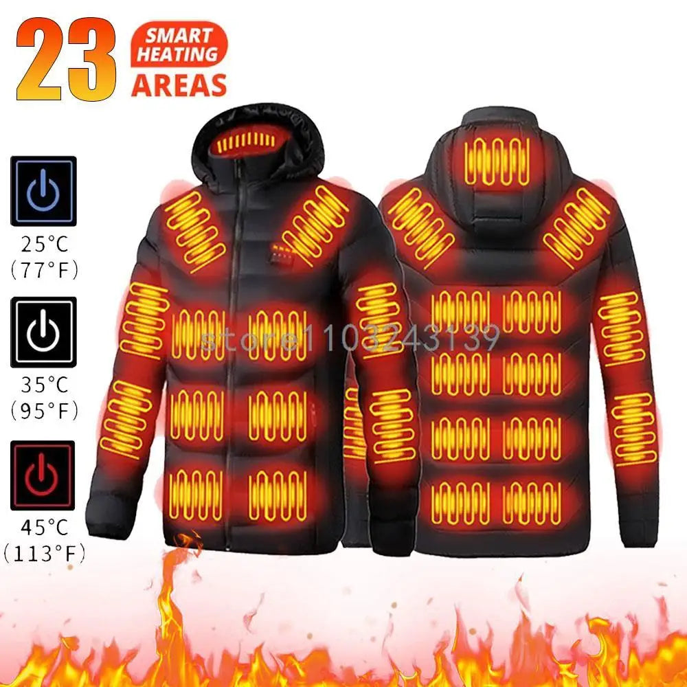 Vexaroa USB Electric Heated Jacket – Men & Women Winter Coat