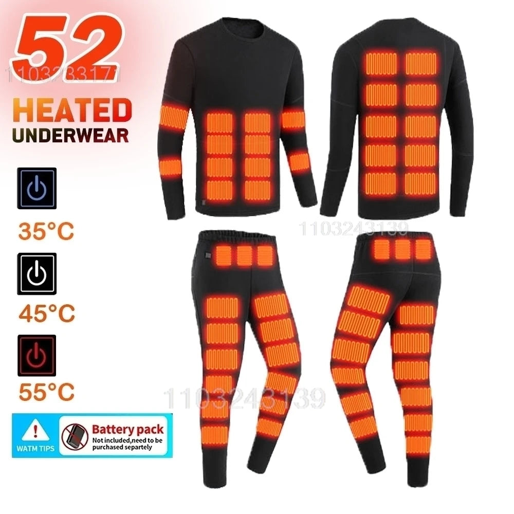 Vexaroa 52-Zone Heated Thermal Underwear