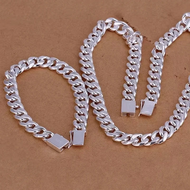 Vexaroa Square Chain Necklace and Bracelet Set — Vexaroa product image 6