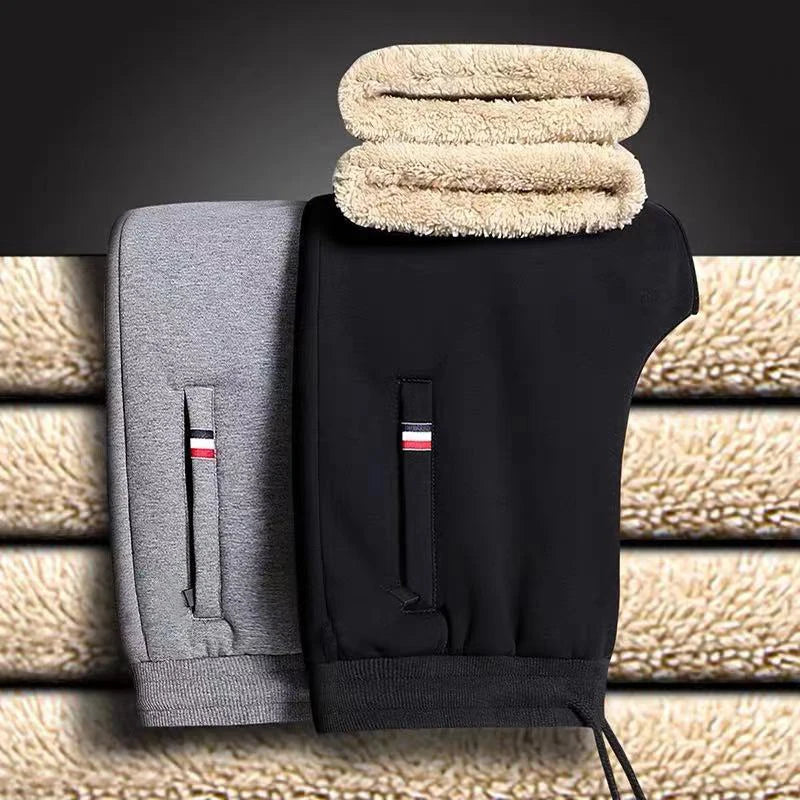 Vexaroa Men's Fleece-Lined Winter Jogger Pants