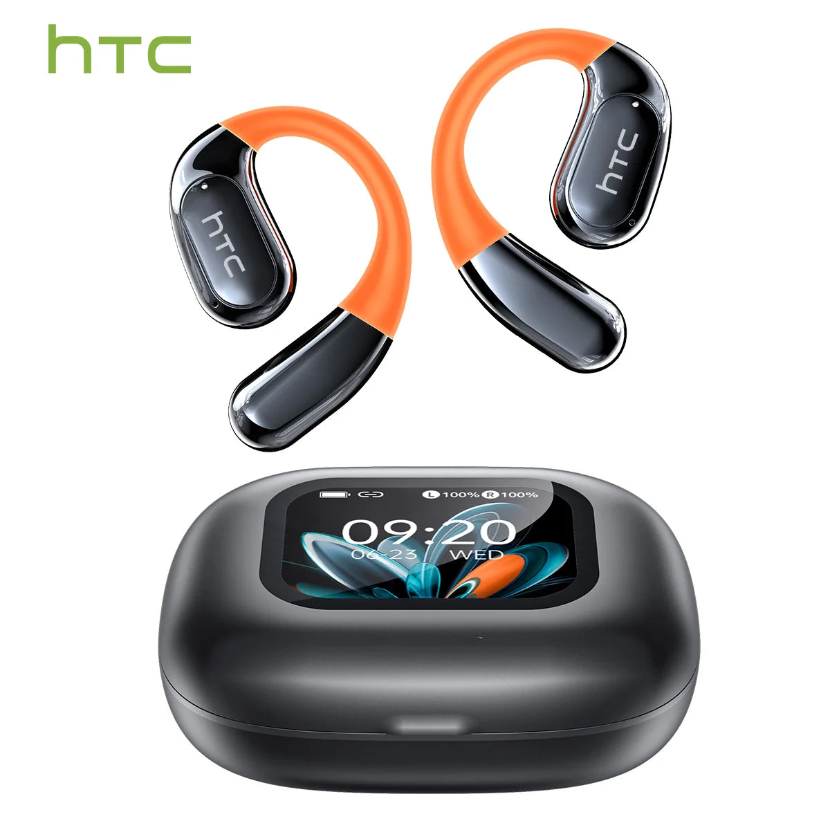 Vexaroa HTC NE27 wireless AI translator earbuds with LCD touch case