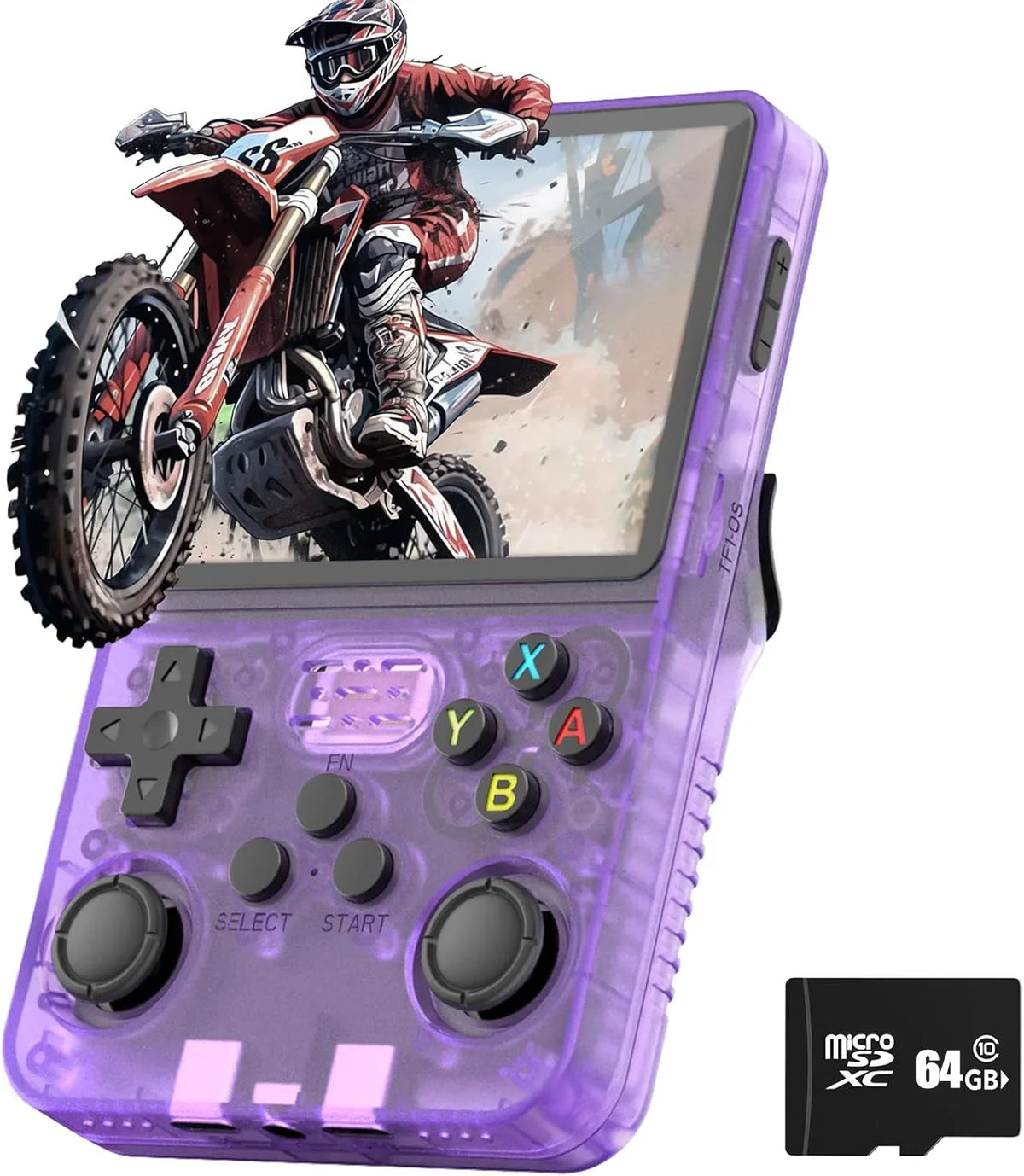 Vexaroa R36S Retro Handheld Game Console 3.5" IPS Linux