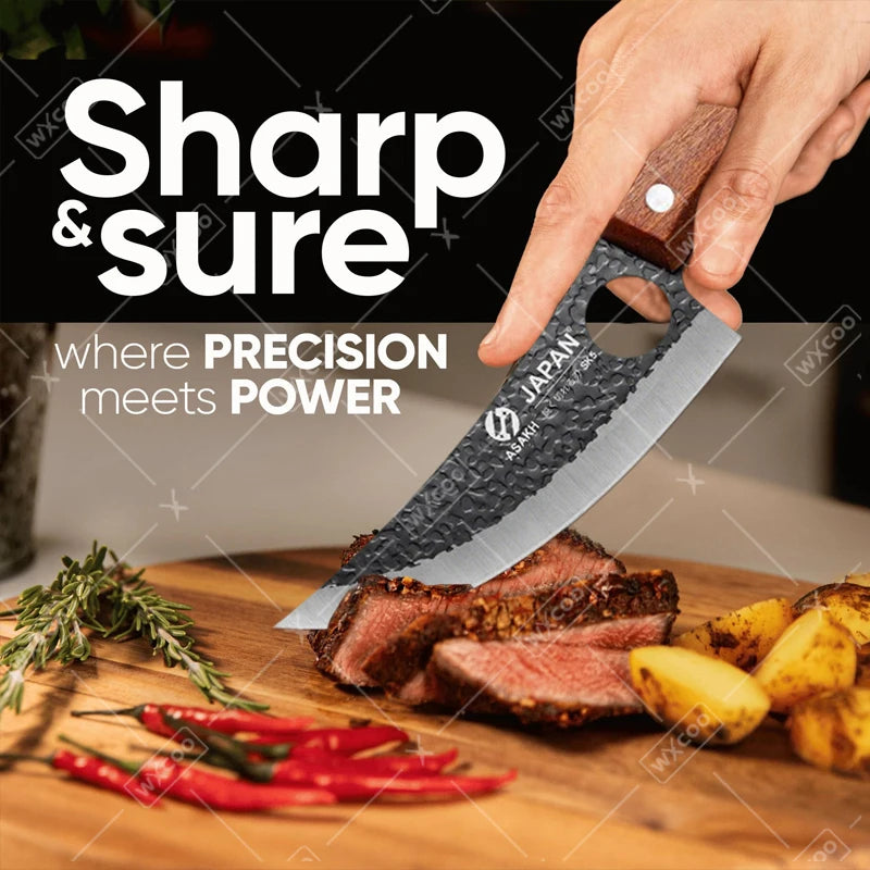 Vexaroa Kitchen Boning Knife and Cleaver product photo, view 3
