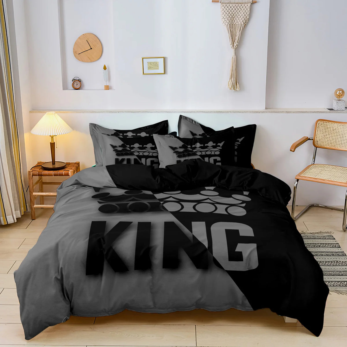 Vexaroa 3-Piece King and Queen Duvet Cover Set