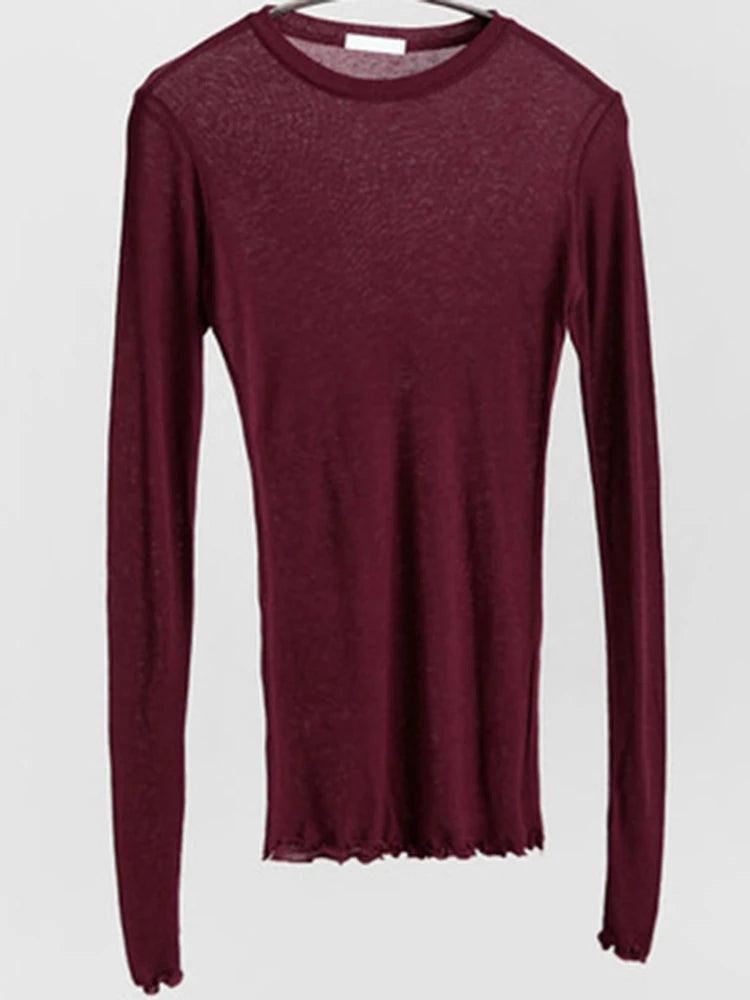 Vexaroa women's long sleeve basic T-shirt - product gallery image 6