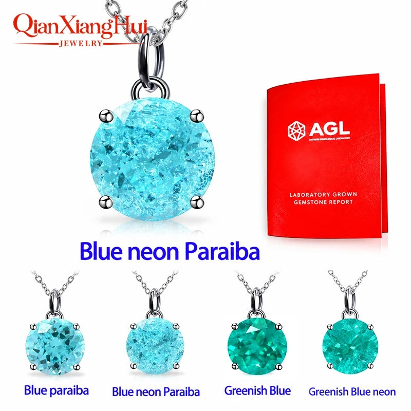 Vexaroa 9mm Neon Blue Green YAG Pendant - product image 1