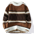 Vexaroa Men's Thick Wool-Blend Pullover Sweater M–3XL