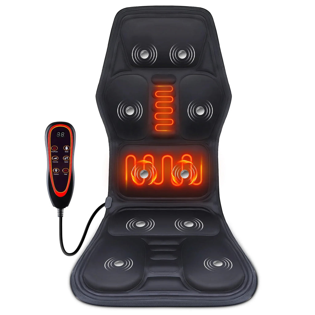 Vexaroa heated vibration massage chair cushion – product view 1
