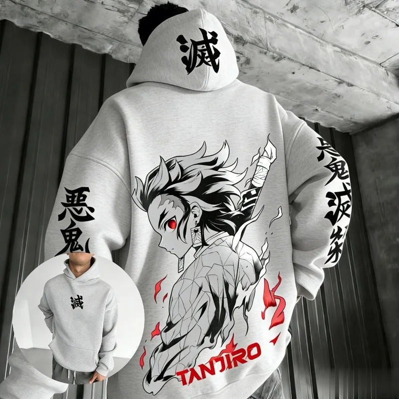 Vexaroa Tanjiro Anime Graphic Pullover Hoodie — product image 5