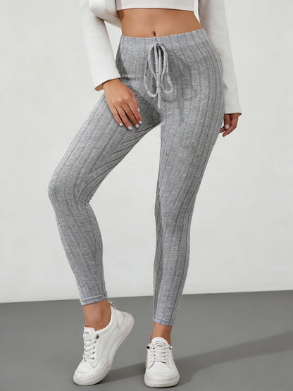 Vexaroa Women's High-Waist Stretch Leggings Solid Sport Pants