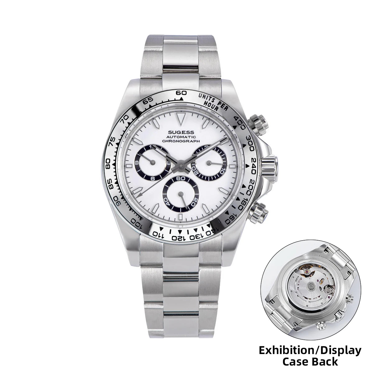 Vexaro Sugess Panda Diver Chronograph Ceramic Watch | Vexaro