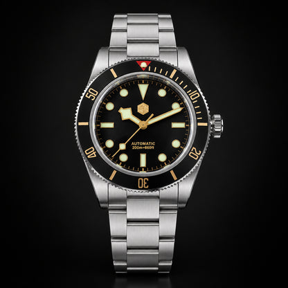 San Martin 40mm BB58 Retro Luxury Diver Watch Automatic Mechanical Watches For Men Sapphire Luminous 20Bar Reloj SN0008
