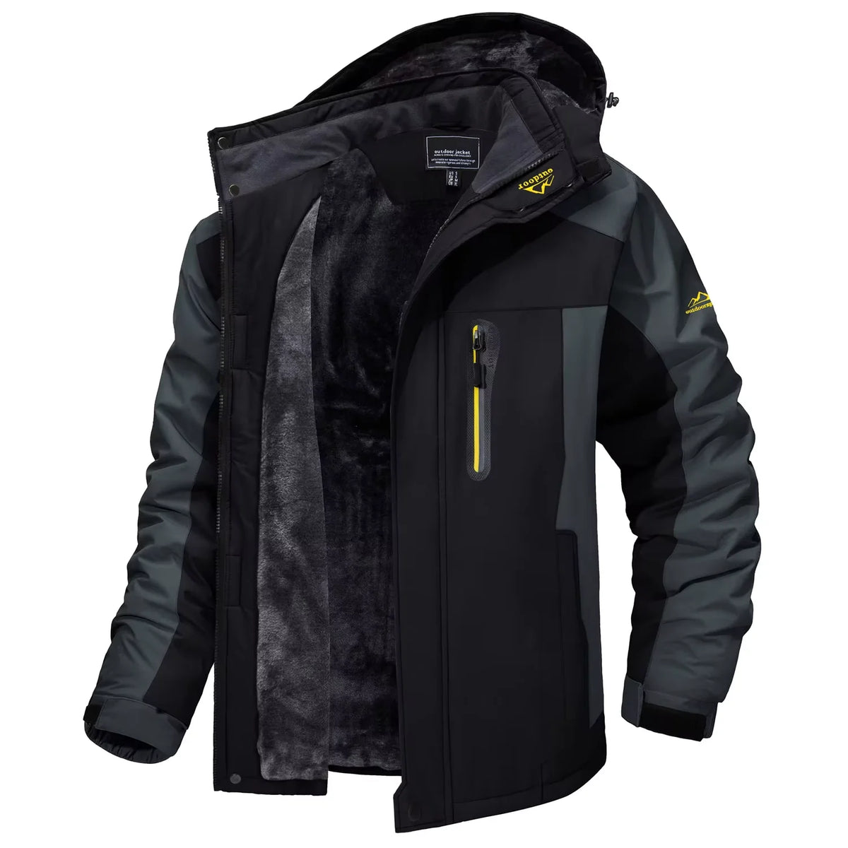 Vexaroa Men's Fleece-Lined Winter Parka