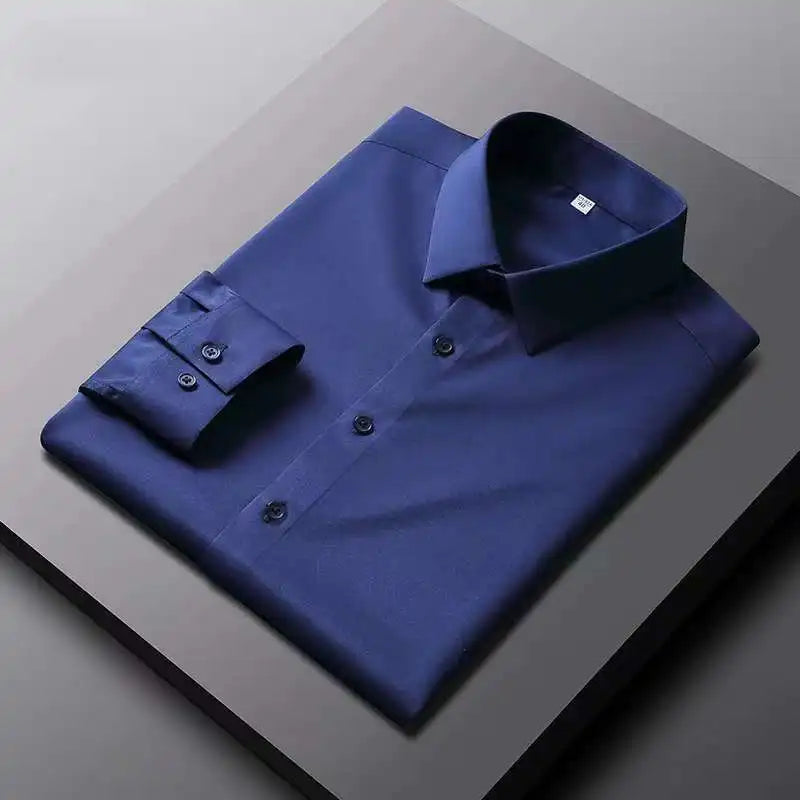 Vexaroa Men's Wrinkle-Resistant Business Shirt