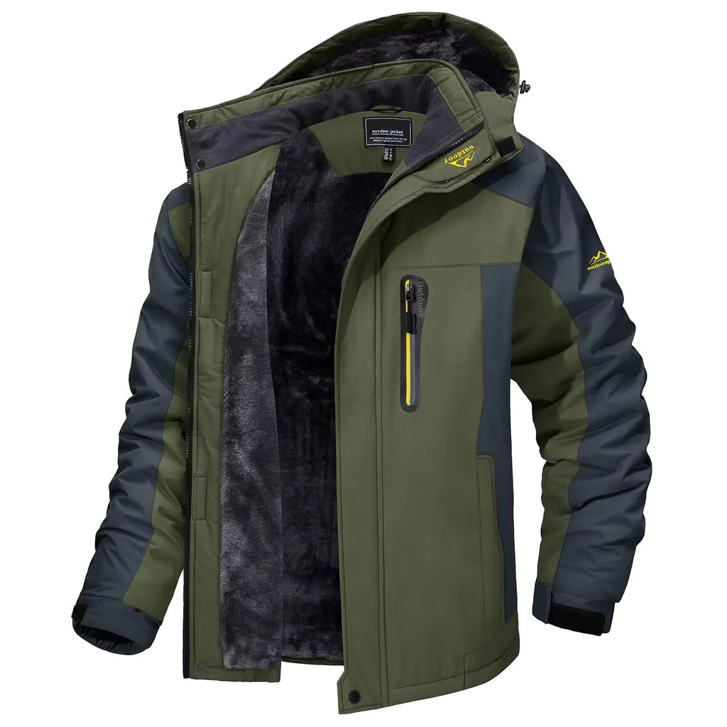Vexaroa Men's Fleece-Lined Winter Parka