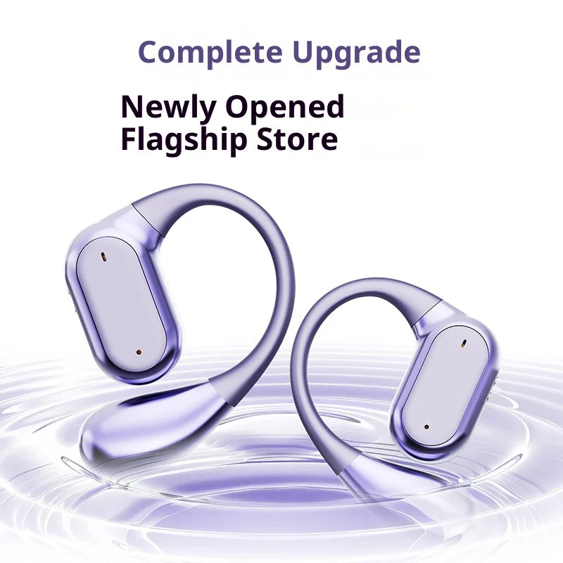 Vexaroa Bluetooth 5.4 ear-hook wireless earbuds with LED display