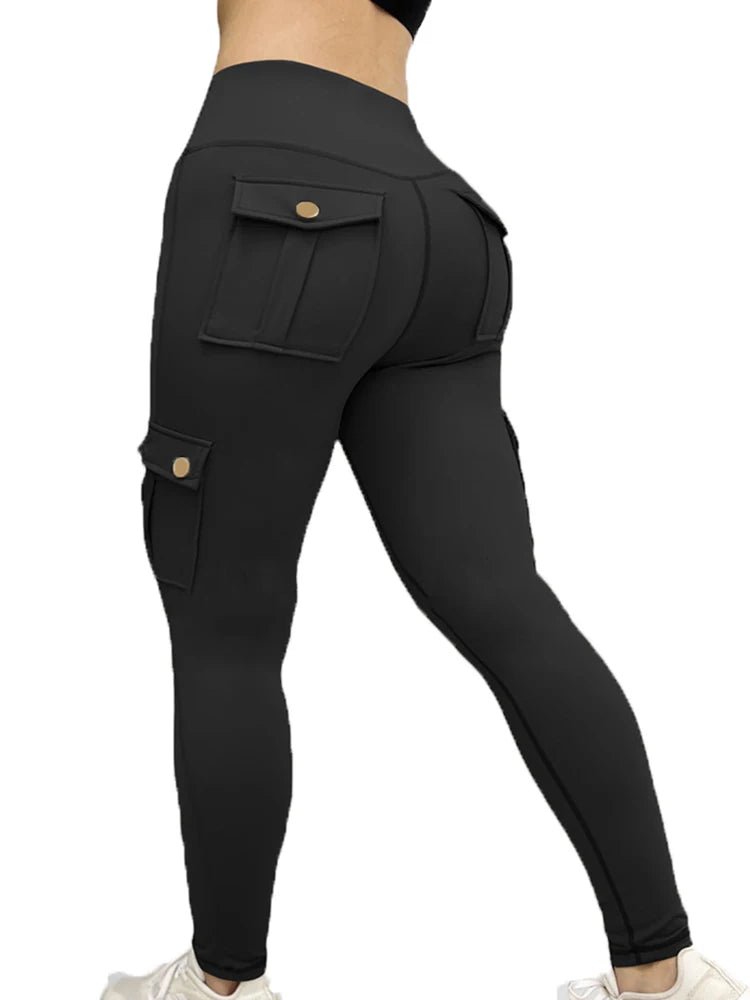 Vexaroa Women's High-Waist Pocket Gym Leggings