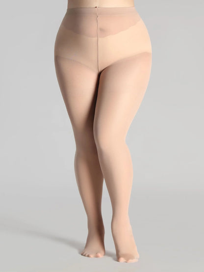 Black Solid Color Plus Size Pantyhose Ultra-thin Nylon Stocking Slim High Quality Tights