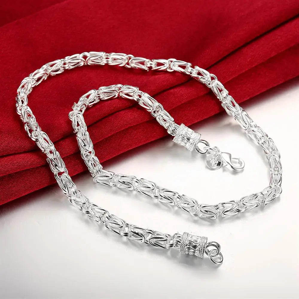 Vexaroa 925 Silver Retro Men's Necklace product photo, view 6