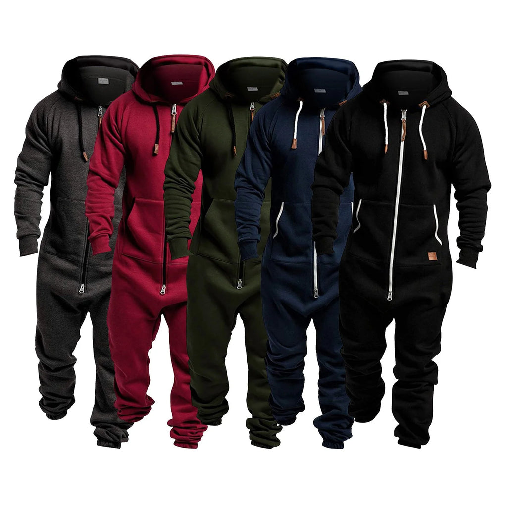 Vexaroa Men's Hooded Fleece Jumpsuit — product image 1
