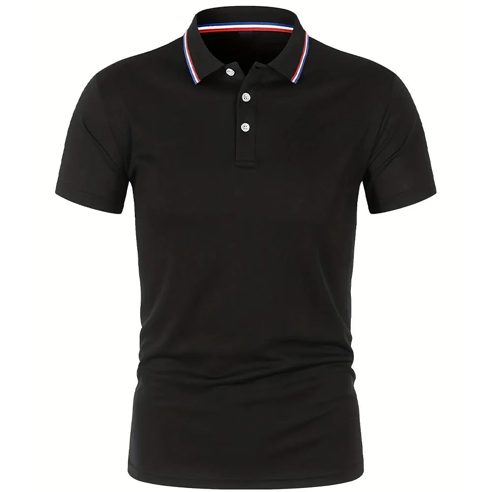 Vexaroa men's short sleeve casual polo shirt