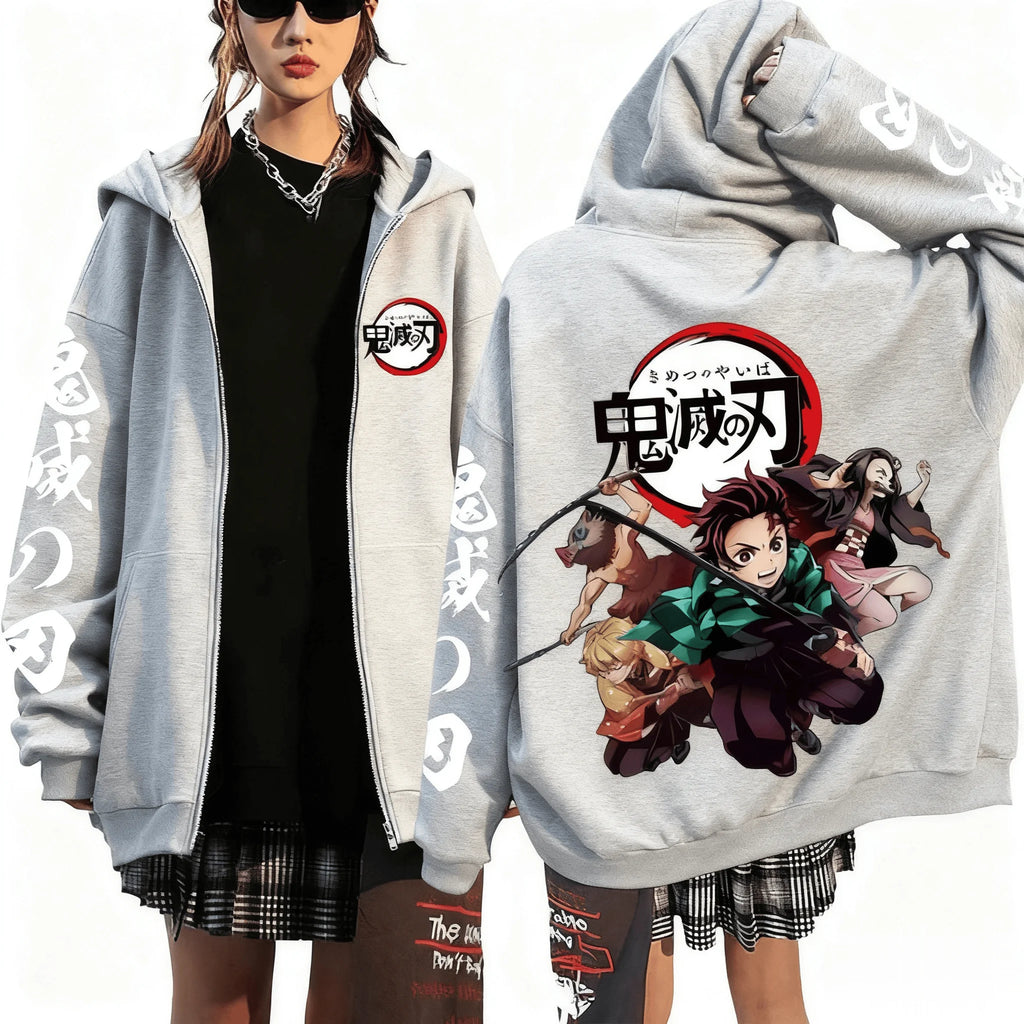 Vexaroa Devil Killer Anime Zip Hoodie — product image 5