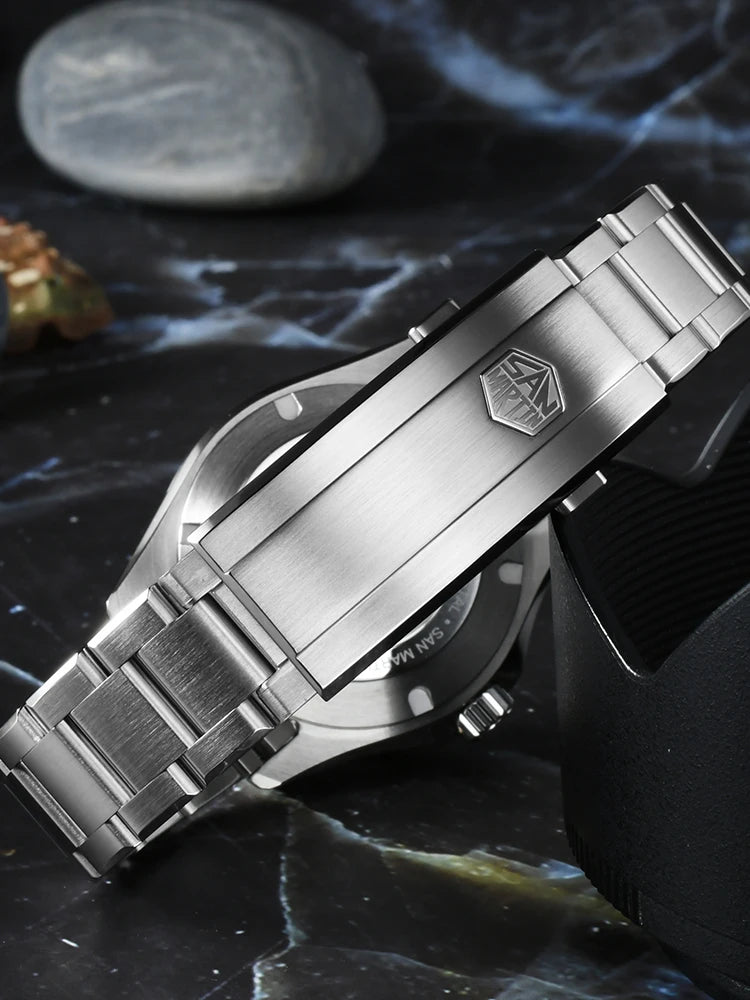 San Martin 2025 New Enamel Dial Full Luminous 39mm Dive Watch Luxury Men Watch NH35 Automatic Mechanical Waterproof 200m SN0129