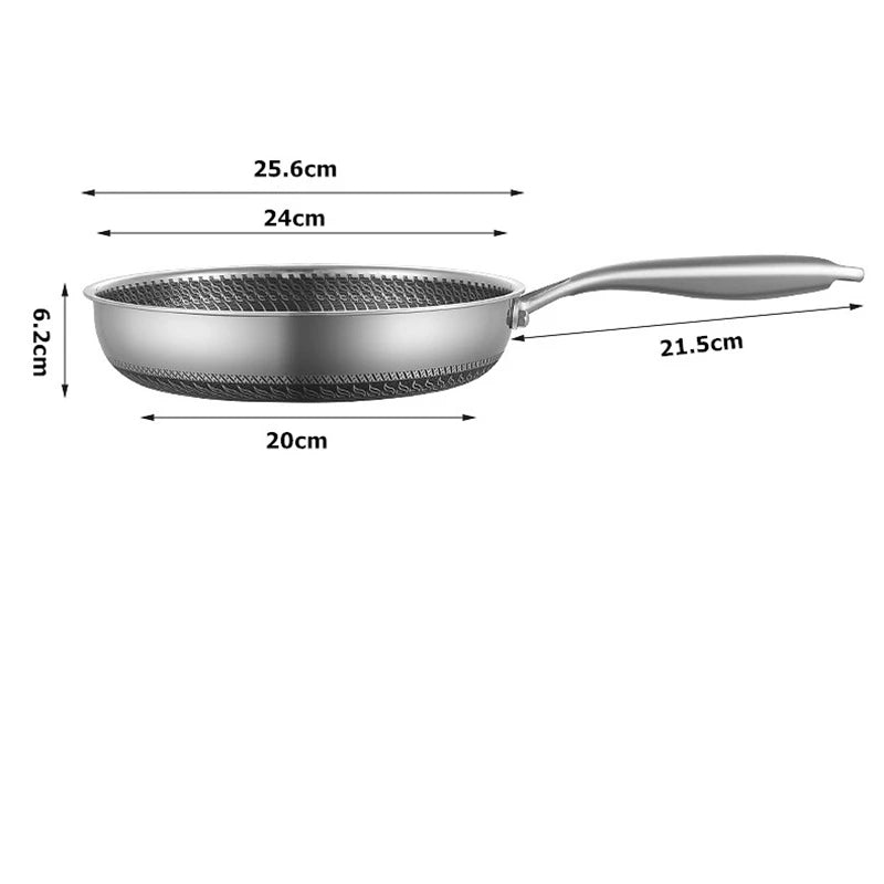 Vexaroa Honeycomb Frying Pan with Lid product photo, view 8