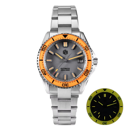 San Martin 2025 New Enamel Dial Full Luminous 39mm Dive Watch Luxury Men Watch NH35 Automatic Mechanical Waterproof 200m SN0129