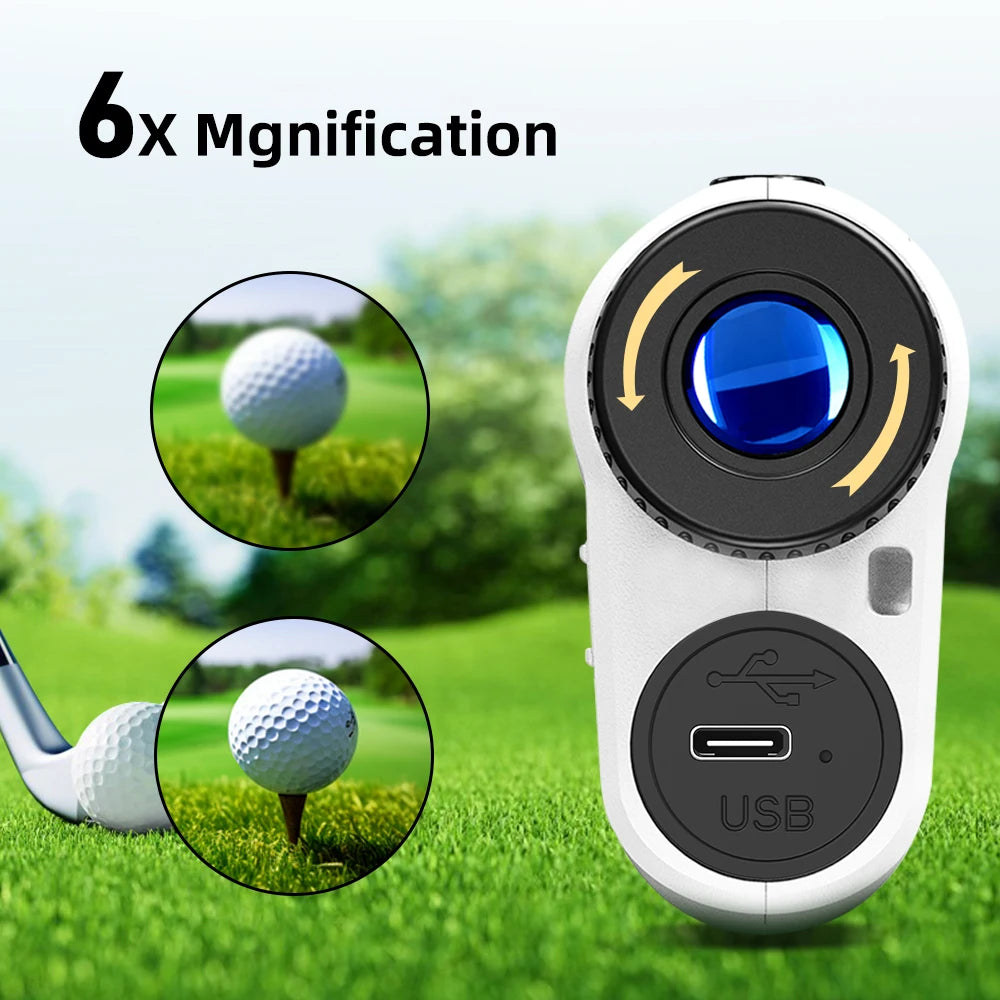 Vexaroa Golf Laser Rangefinder 1000M USB-C 6X