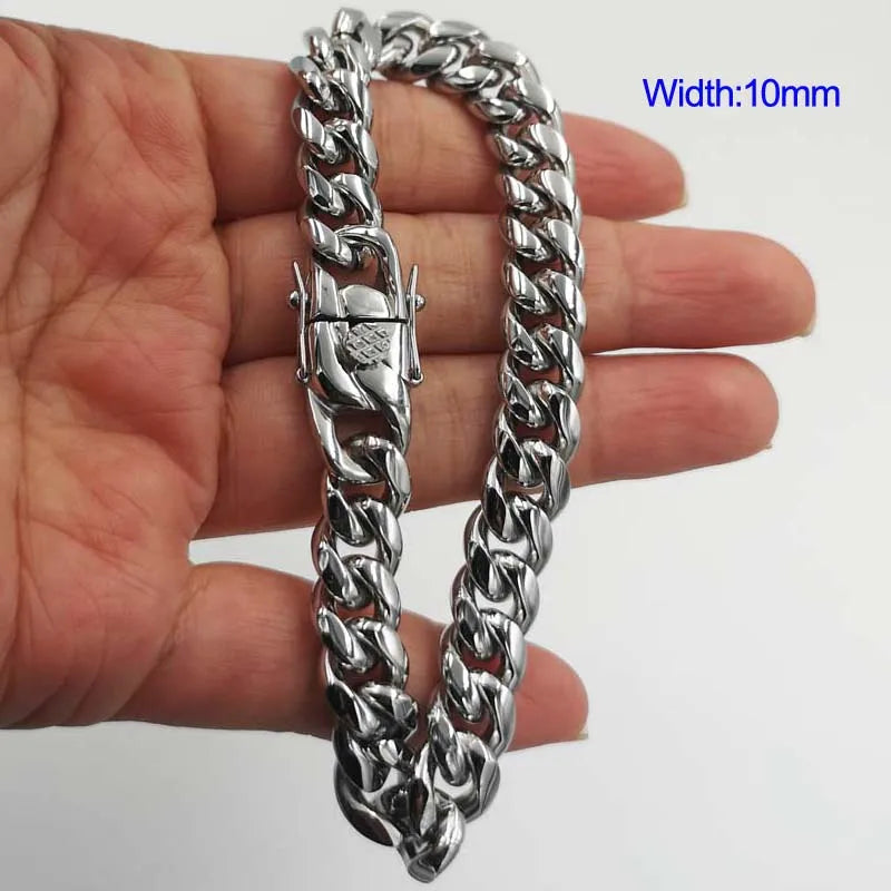 Vexaroa Stainless Steel Miami Cuban Chain Bracelet — Vexaroa product image 13