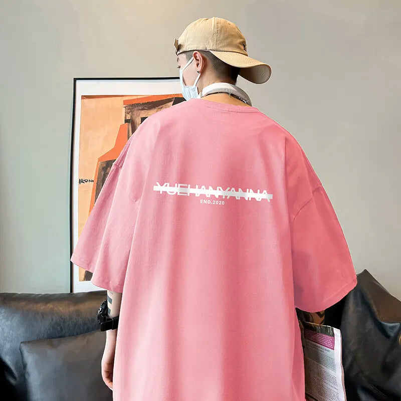 Vexaroa men's oversized letter print T-shirt product image 28