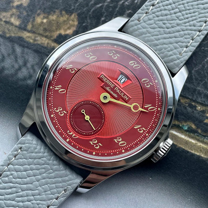 Vexaroa Jumping Hour Automatic Watch, 38mm Vintage Men's Date Dial