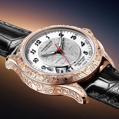 Vexaroa Men's 100M Automatic Alarm Watch with Sapphire