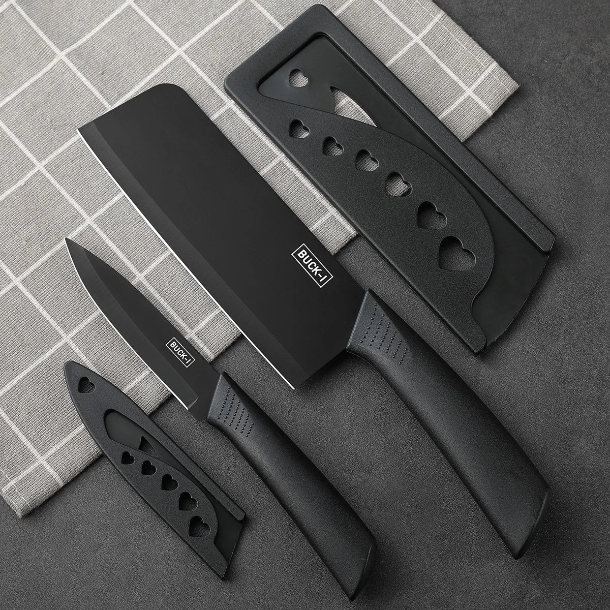 Vexaroa Kitchen Knife Set with Storage Block