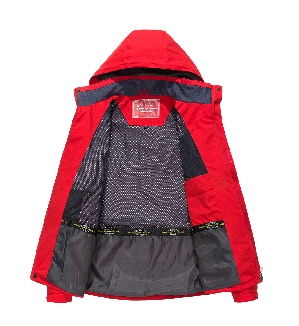 Vexaroa Men's Waterproof Windbreaker Hiking Jacket Big & Tall